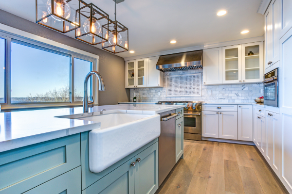 Modern farmhouse style kitchen 