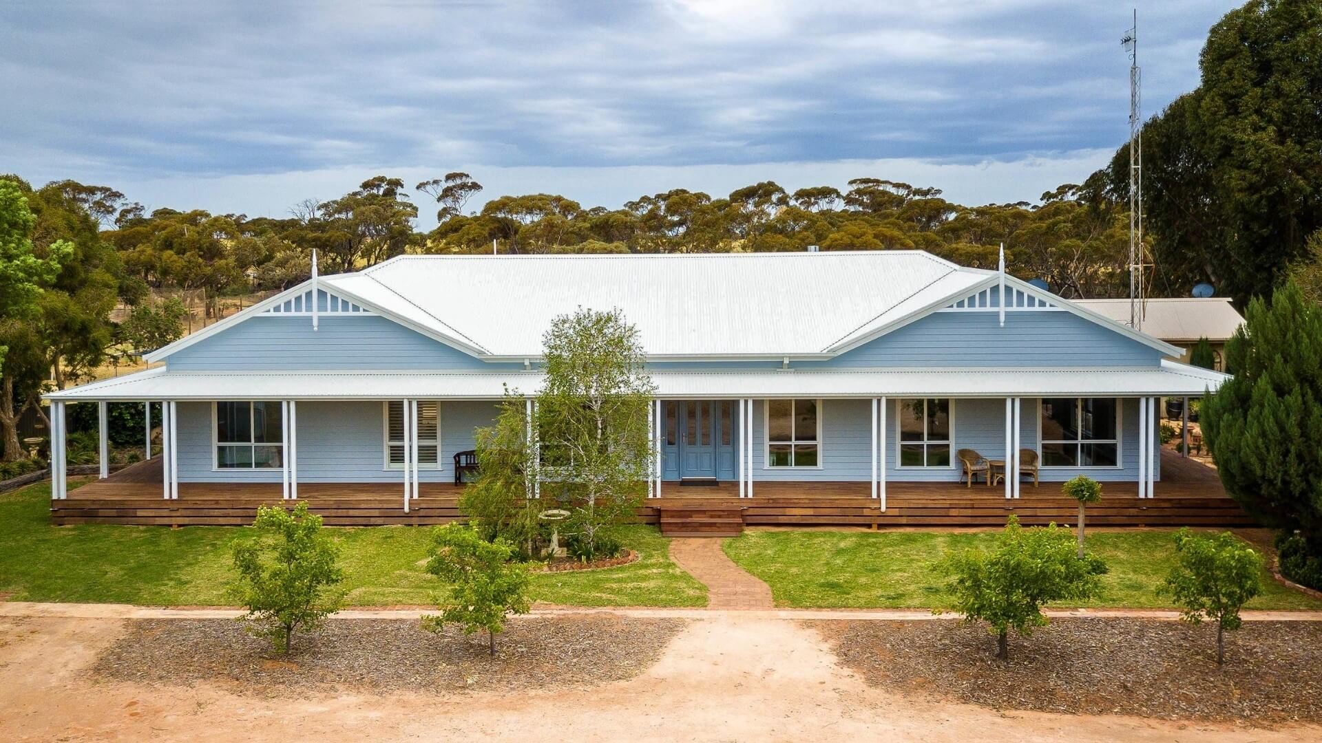 Large country style home