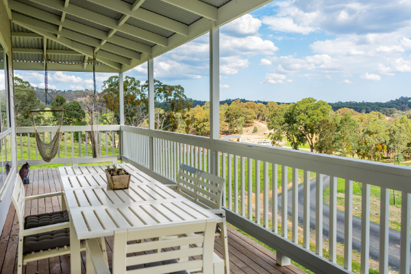 Swanbuild home overlooking views from the property