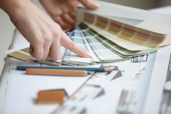Selecting colours for a new modular home