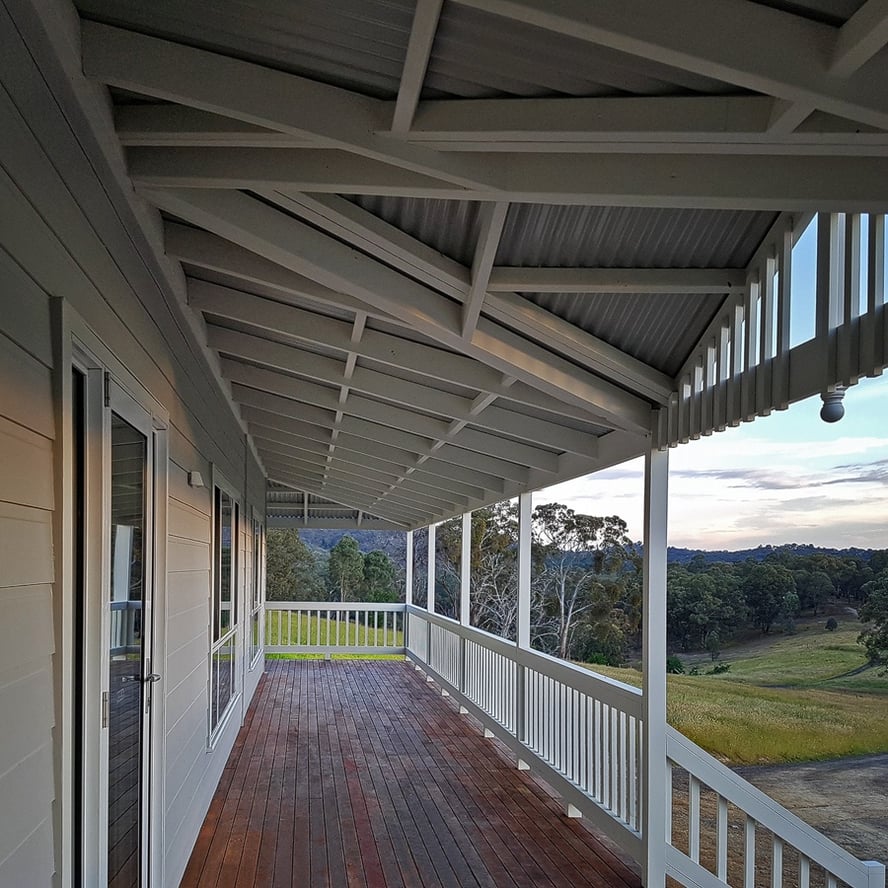 Swanbuild modular home outdoor verandah