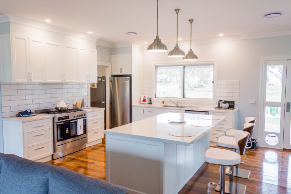 Kitchen in a finished Swanbuild home