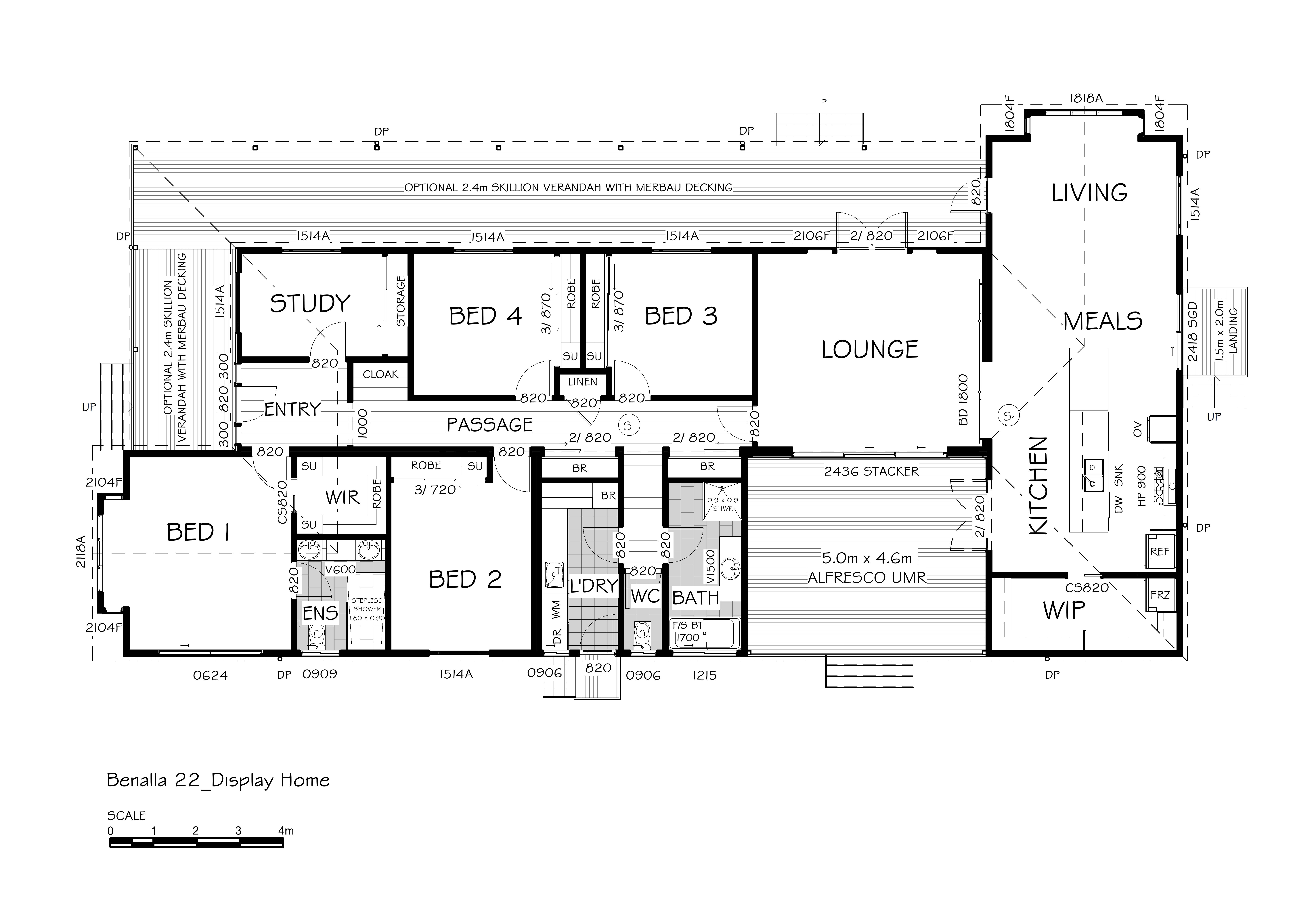 BENALLA 22 Display Home floor plan