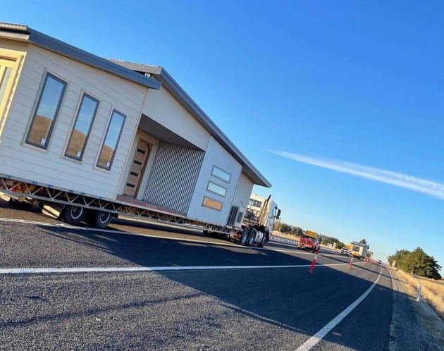 Modular home delivery