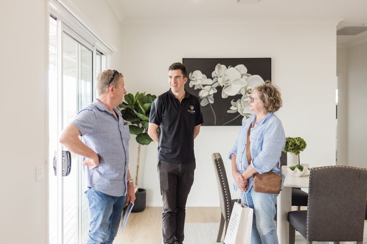 New Home Consultant and customers