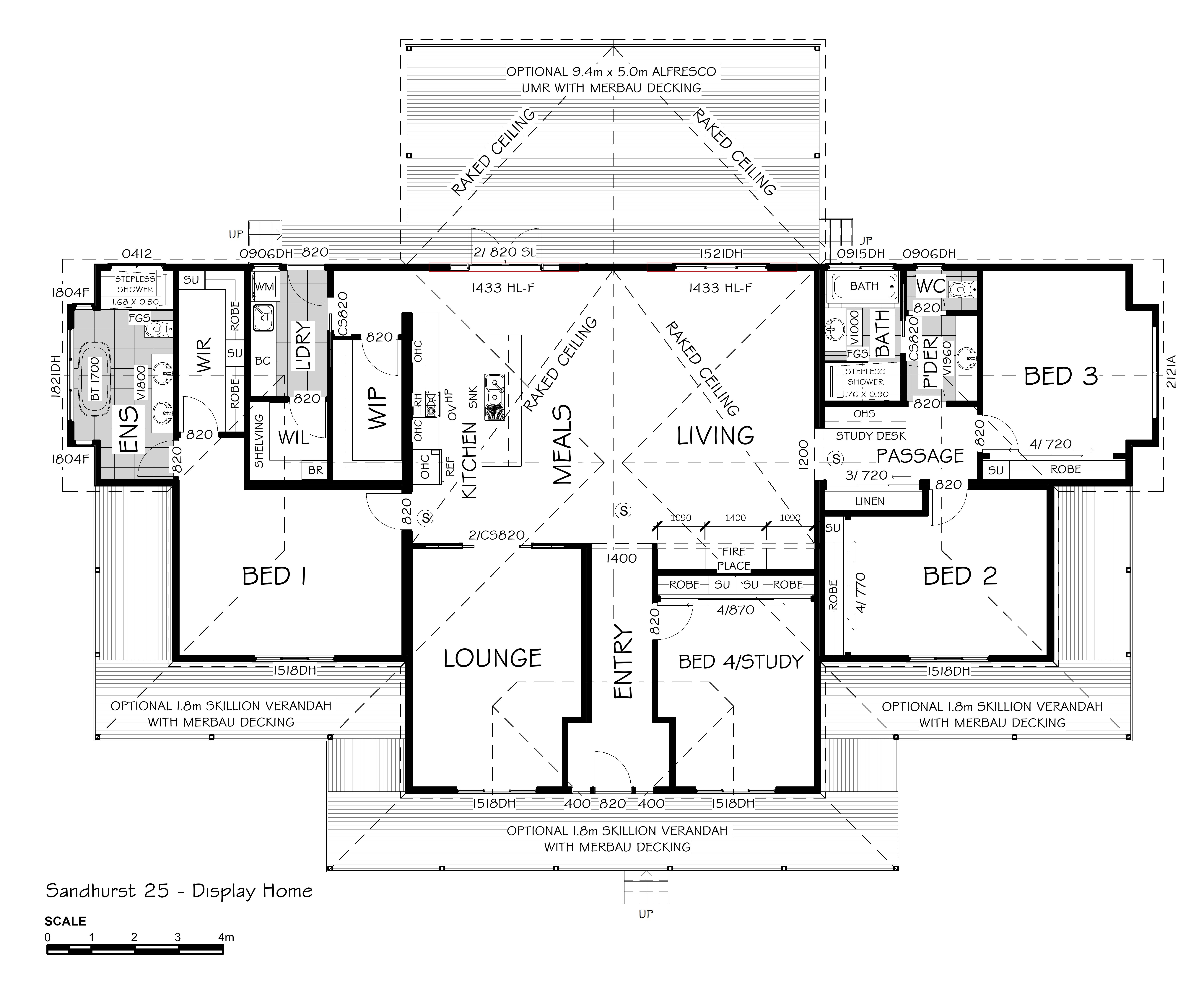 SANDHURST 25 - DISPLAY HOME floor plan