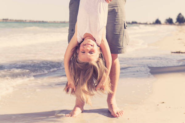 Family on holiday