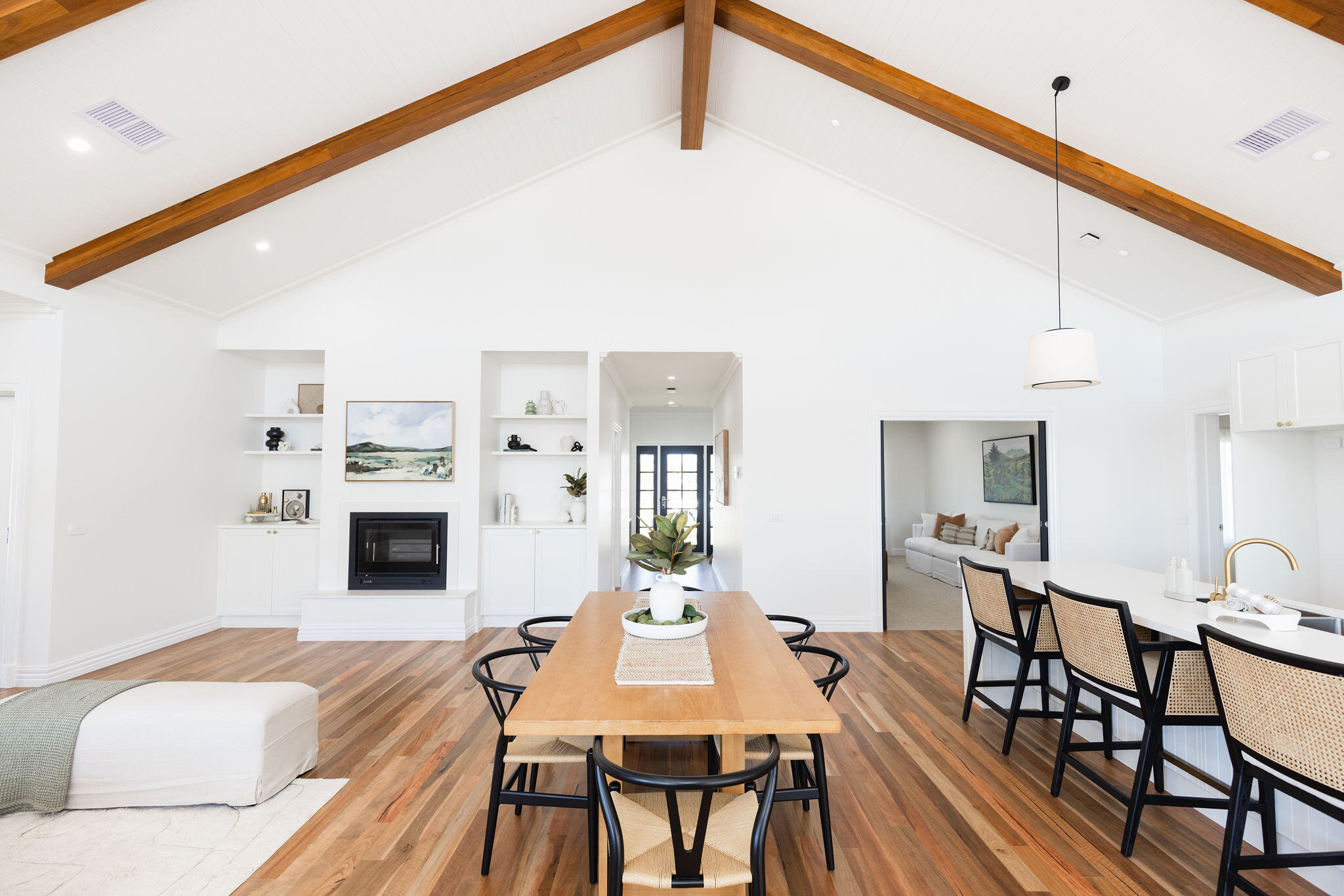 Large open plan living area