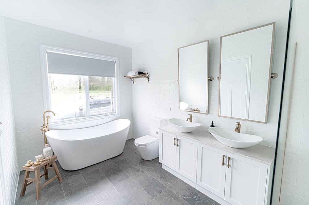 large functional bathroom